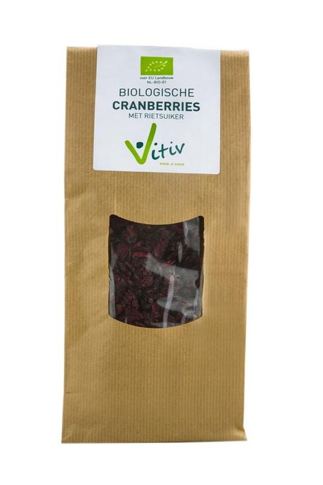 Vitiv Cranberries rietsuiker bio (500 Gram)
