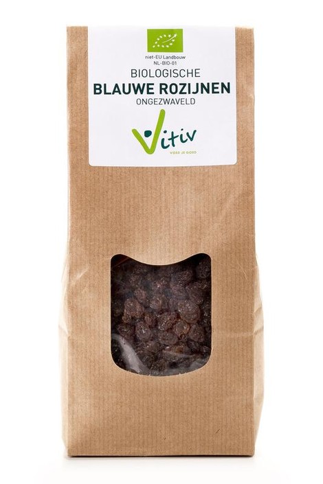 Vitiv Blauwe rozijnen klein bio (1 Kilogram)