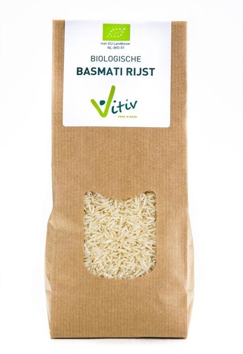 Vitiv Basmati rijst bio (500 Gram)