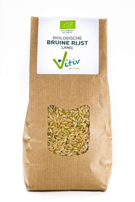 Vitiv Rijst bruin lang bio (1 Kilogram)