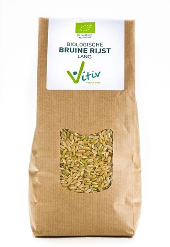Vitiv Rijst bruin lang bio (1 Kilogram)