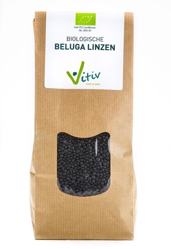 Vitiv Beluga linzen bio (500 Gram)