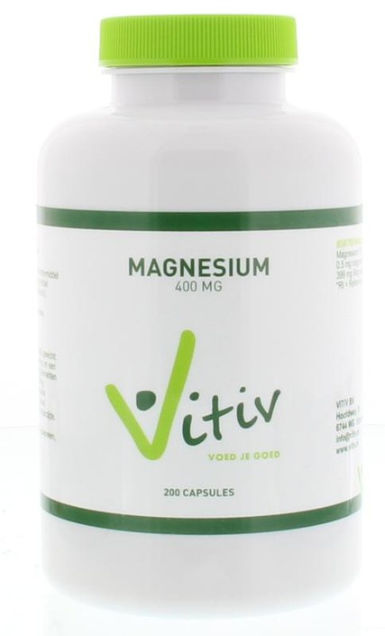 Vitiv Magnesium 400mg (200 Capsules)