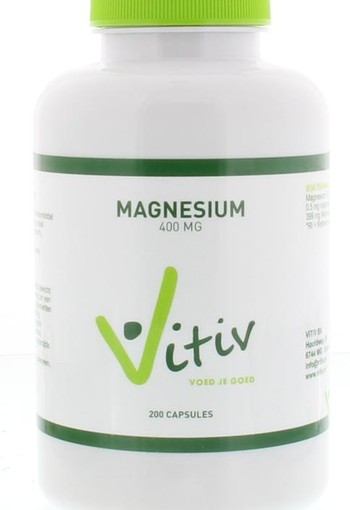 Vitiv Magnesium 400 mg (200 Capsules)