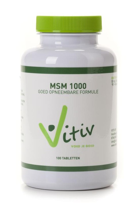 Vitiv MSM 1000mg (100 Tabletten)