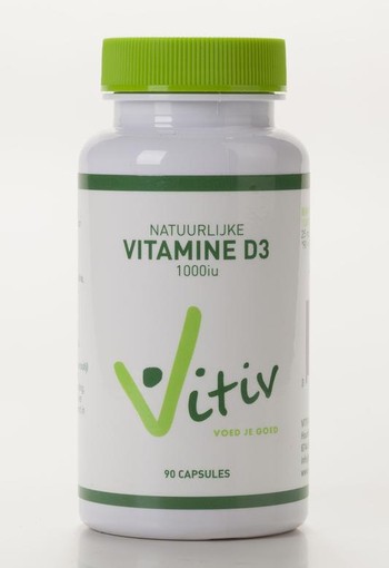 Vitiv Vitamine D3 1000IU (180 Capsules)