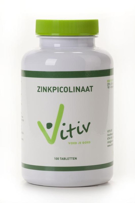 Vitiv Zink picolinaat 50mg (100 Tabletten)