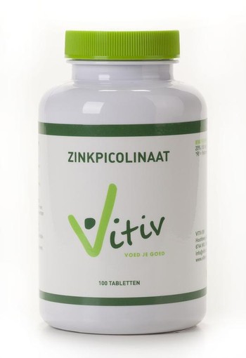 Vitiv Zink picolinaat 50mg (100 Tabletten)