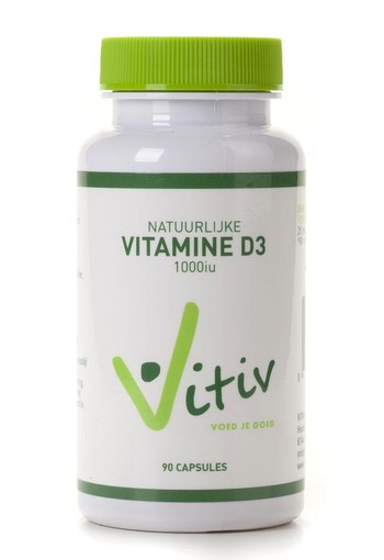 Vitiv Vitamine D3 1000IU (90 Capsules)