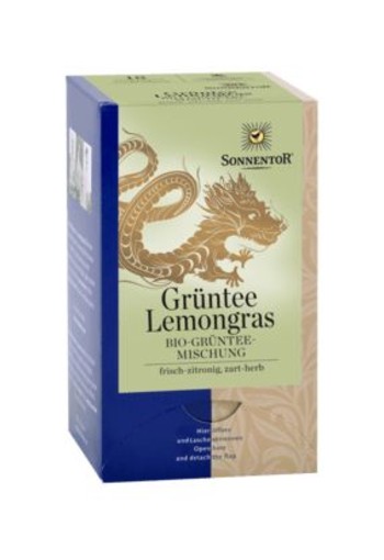 Sonnentor Groene thee lemongrass bio (18 Zakjes)