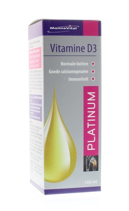 Mannavital Vitamine D3 platinum (100 Milliliter)