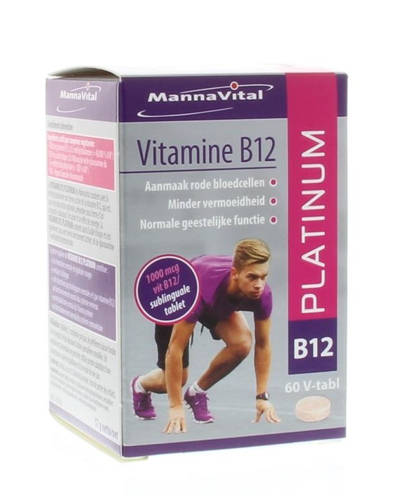 Mannavital Vitamine B12 platinum (60 Tabletten)