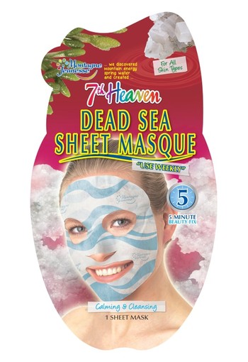 Montagne 7th Heaven gezichtmasker dead sea sheet (16 Gram)