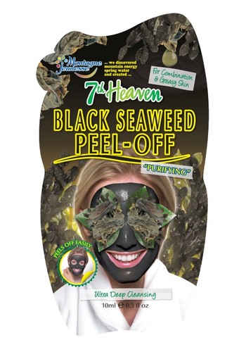 Montagne 7th Heaven gezichtsmasker black seaweed (10 Milliliter)
