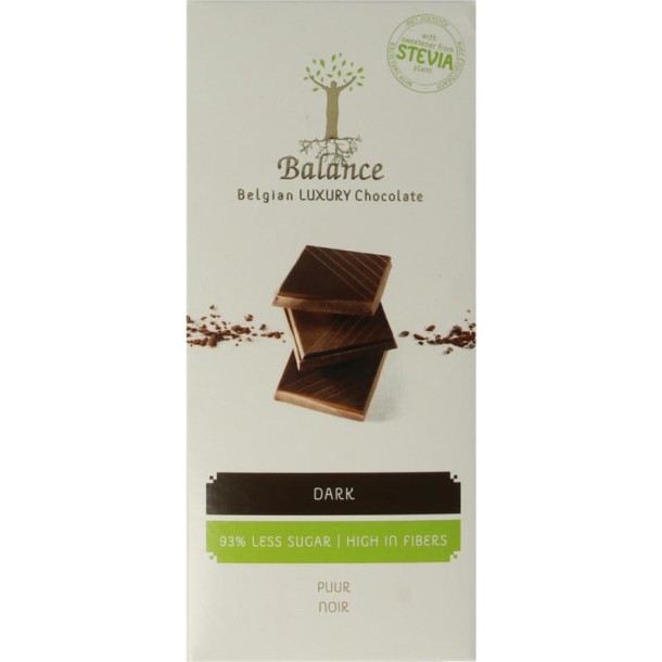 Balance Choco stevia tablet luxury puur (85 Gram)