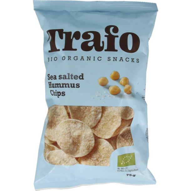 Trafo Hummus chips seasalt bio (75 Gram)