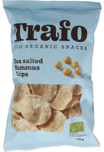 Trafo Hummus chips seasalt bio (75 Gram)
