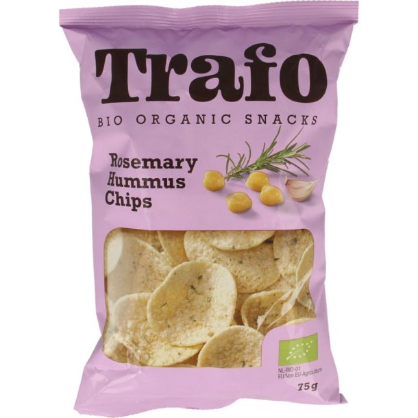 Trafo Hummus chips rosemary bio (75 Gram)