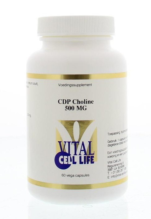 Vital Cell Life CDP Choline 500 mg (60 Capsules)