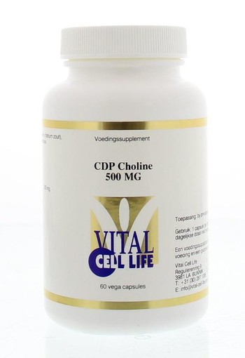 Vital Cell Life CDP Choline 500 mg (60 Capsules)