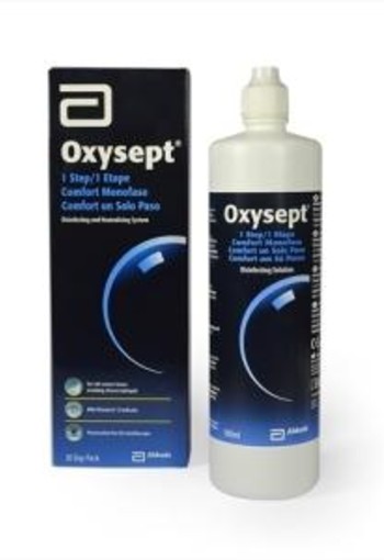 Oxysept 1 Step lenzenvloeistof voor 1 maand (300 Milliliter)