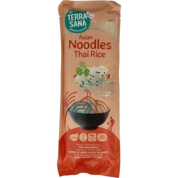 Terrasana Noodles Thaise rijst bio (250 Gram)