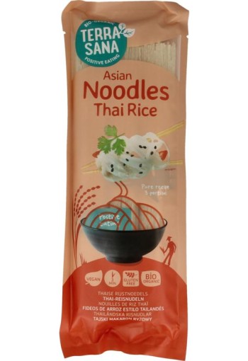 Terrasana Noodles Thaise rijst bio (250 Gram)