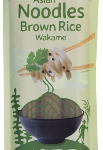Terrasana Bruine rijstnoedels met wakame bio (250 Gram)