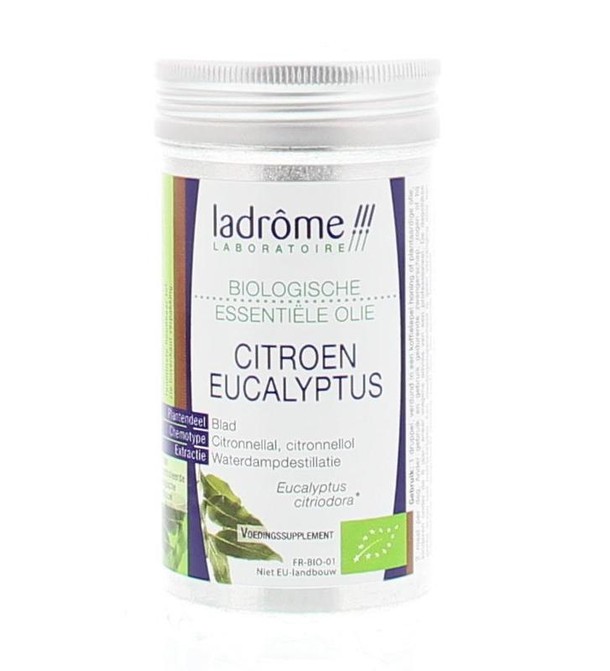 Ladrome Citroen eucalyptus olie bio (10 Milliliter)