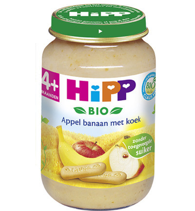 Hipp Appel Banaan Met Koek 4 Maand 190g
