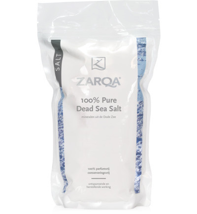 Zarqa Dode Zeezout Navulzak 1000g