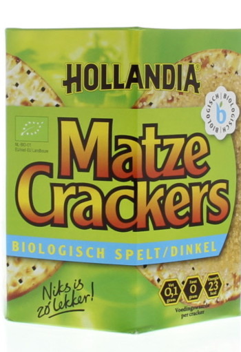 Hollandia Matze cracker spelt bio (16 Stuks)