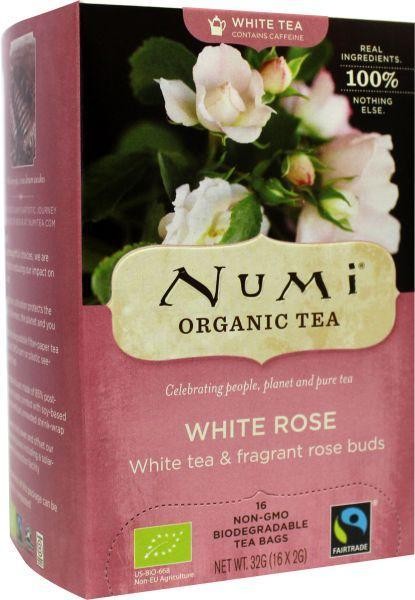 Numi Witte thee white rose bio (18 Zakjes)