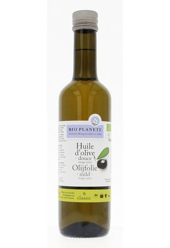 Bio Planete Olijfolie mild vierge extra bio (500 Milliliter)
