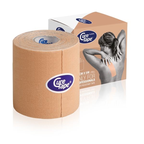 Cure Tape Kinesiotape beige 7.5cm x 5m (1 Stuks)
