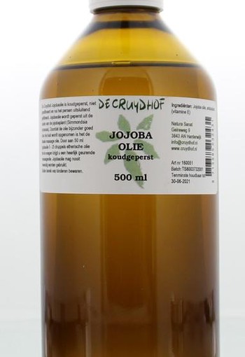 Cruydhof Jojoba olie koudgeperst (500 Milliliter)