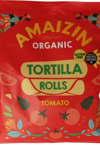 Amaizin Corn rolls tomaat bio (100 Gram)