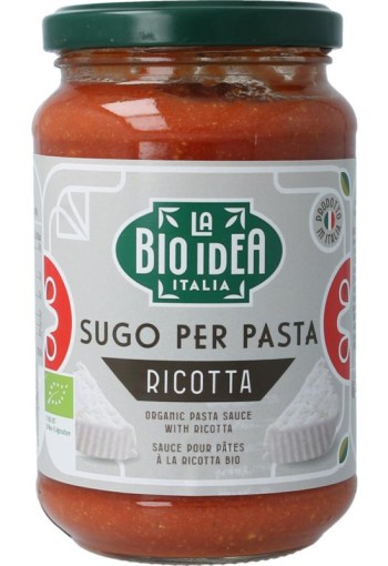 Bioidea Pastasaus ricotta bio (340 Gram)