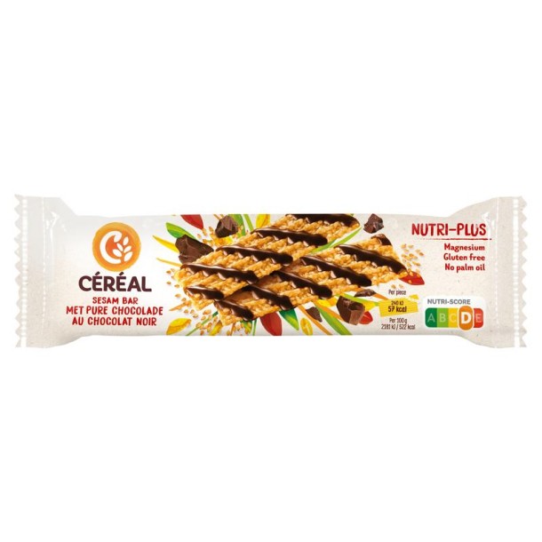 Cereal Sesambar chocolade (33 Gram)