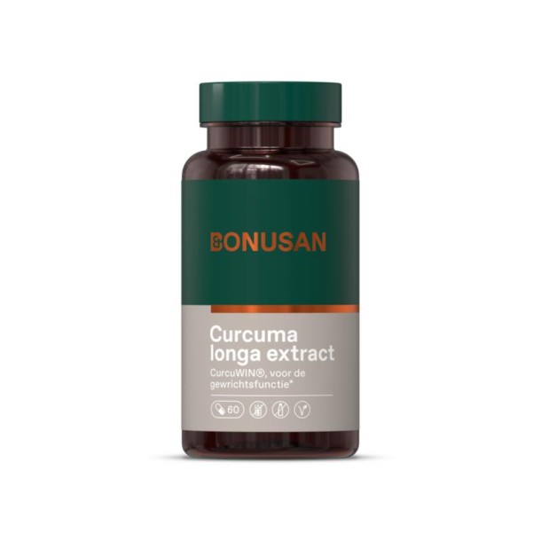 Bonusan Curcuma longa extract (60 Vegetarische capsules)