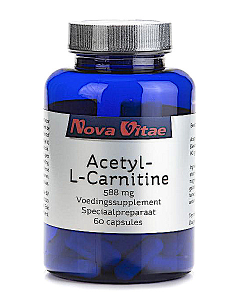 Nova Vitae Acetyl L Carnitine 500 Mg 60ca