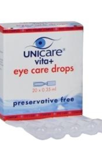 Unicare Vita+ eye care oogdruppels 0.35 ml (20 Ampullen)