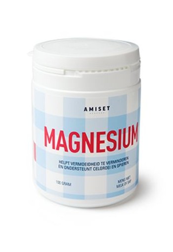 Amiset Magnesium lactaat 100% puur (100 Gram)