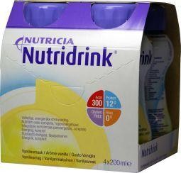 Nutridrink Vanille 200ml (4 Stuks)