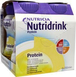 Nutridrink Protein vanille 200ml (4 Stuks)