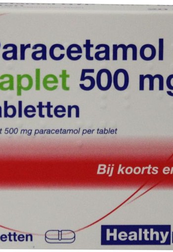 Healthypharm Paracetamol caplet 500 (20 Tabletten)