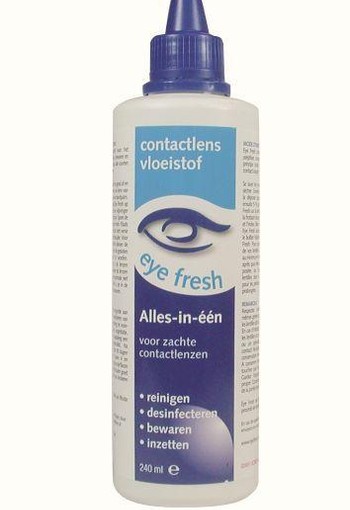 Eyefresh Alles-in-1 vloeistof zachte lenzen (240 Milliliter)