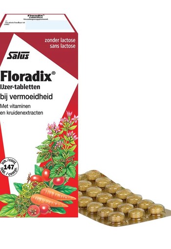 Salus Floradix ijzer tabletten (147 Tabletten)