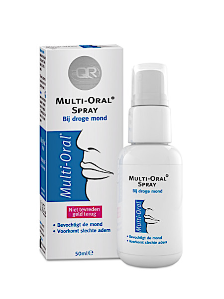 Multi-Oral Spray Bij droge mond, slechte tandplak
