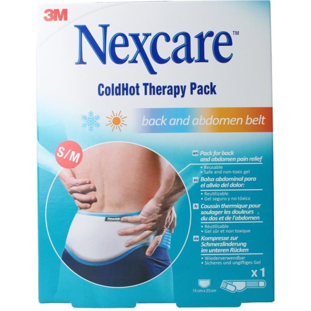 Nexcare Cold hot belt rug buik S/M (1 Stuks)